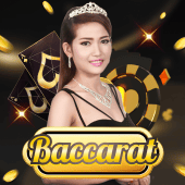 Baccarat A live dealer table on Sports betting casino